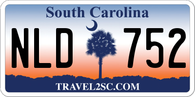 SC license plate NLD752