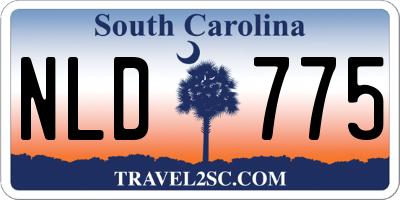 SC license plate NLD775