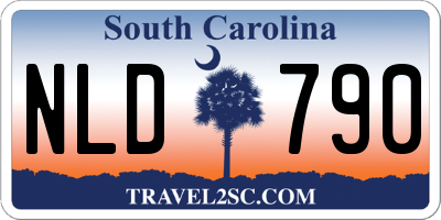 SC license plate NLD790