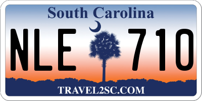 SC license plate NLE710
