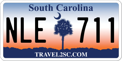 SC license plate NLE711