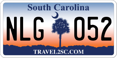 SC license plate NLG052