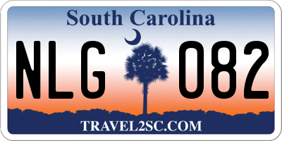SC license plate NLG082