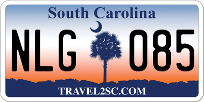 SC license plate NLG085