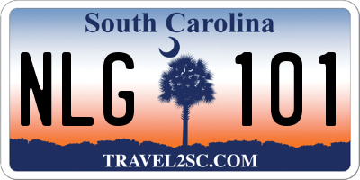 SC license plate NLG101