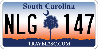 SC license plate NLG147