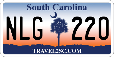SC license plate NLG220
