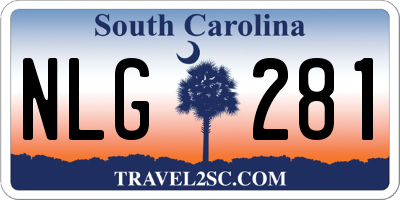 SC license plate NLG281