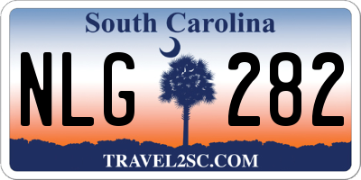 SC license plate NLG282
