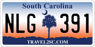 SC license plate NLG391