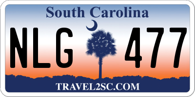 SC license plate NLG477