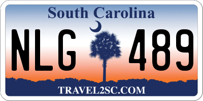 SC license plate NLG489