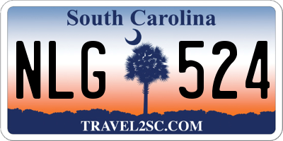 SC license plate NLG524