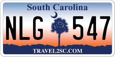 SC license plate NLG547