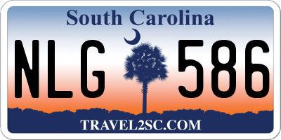 SC license plate NLG586