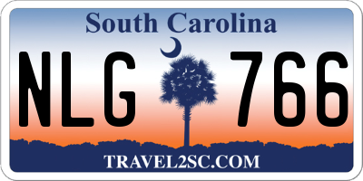 SC license plate NLG766