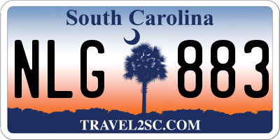 SC license plate NLG883