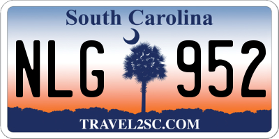 SC license plate NLG952