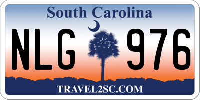 SC license plate NLG976