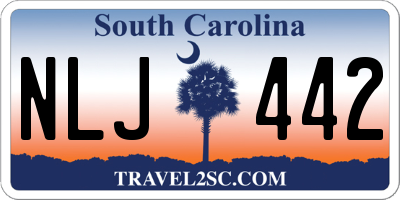 SC license plate NLJ442