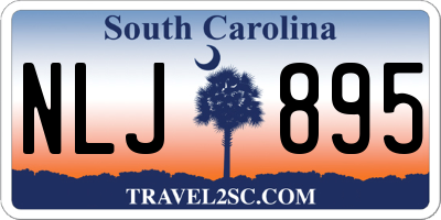 SC license plate NLJ895
