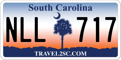 SC license plate NLL717
