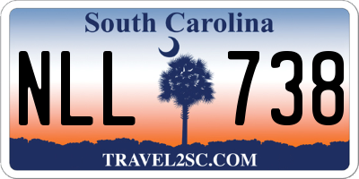 SC license plate NLL738