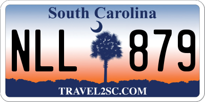 SC license plate NLL879
