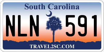 SC license plate NLN591