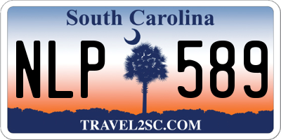 SC license plate NLP589
