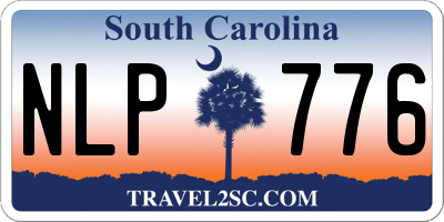 SC license plate NLP776