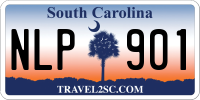 SC license plate NLP901
