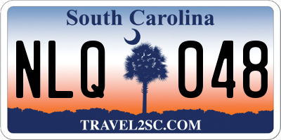SC license plate NLQ048