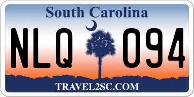 SC license plate NLQ094
