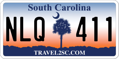 SC license plate NLQ411