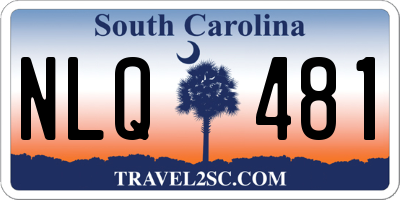 SC license plate NLQ481