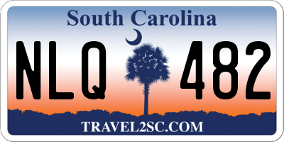 SC license plate NLQ482