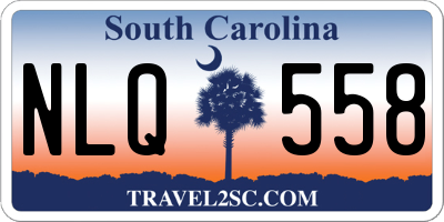 SC license plate NLQ558