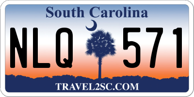 SC license plate NLQ571