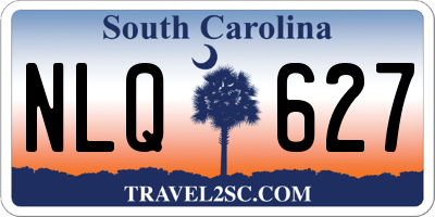 SC license plate NLQ627