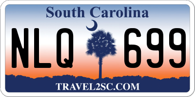 SC license plate NLQ699