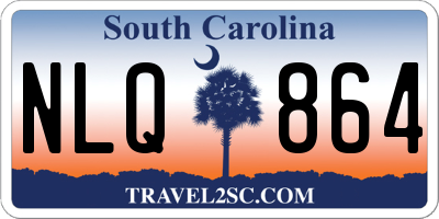 SC license plate NLQ864