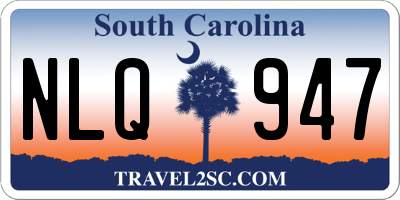 SC license plate NLQ947
