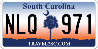 SC license plate NLQ971