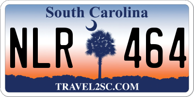 SC license plate NLR464