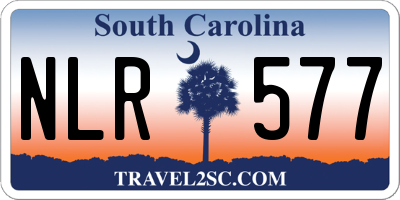 SC license plate NLR577