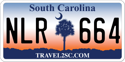 SC license plate NLR664