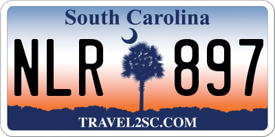SC license plate NLR897
