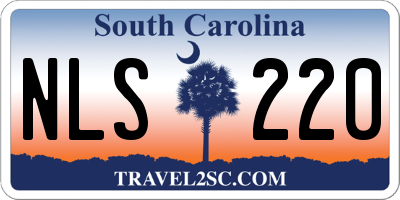 SC license plate NLS220