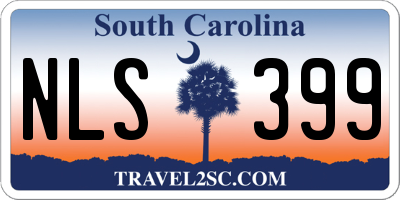 SC license plate NLS399
